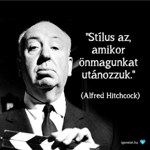 Alfred Hitchcock a stílusról