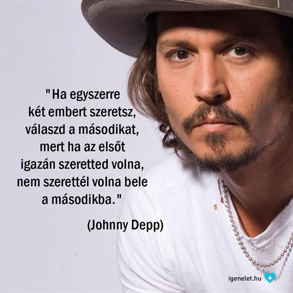 Johnny Depp a párhuzamos szerelmekről