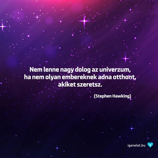 Stephen Hawking az univerzumról