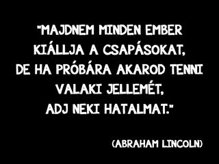 Abraham Lincoln jellempróbája