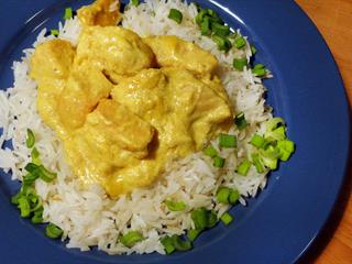 Currys-tejszínes csirkemell 