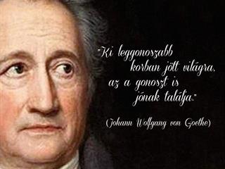 Goethe a jónak tűnő gonoszokról