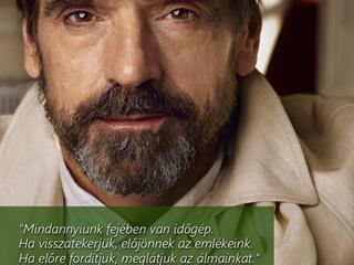 Jeremy Irons és az időgép