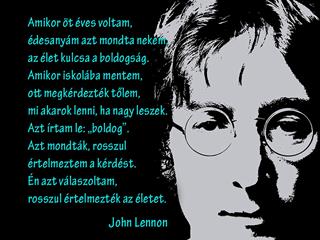 John Lennon és a boldogság