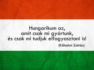 Kőhalmi Zoltán a hungarikumokról 