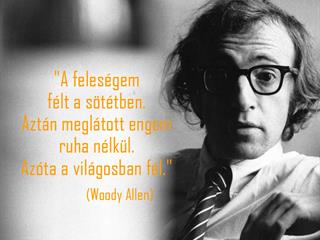 Woody Allen a felesége félelméről
