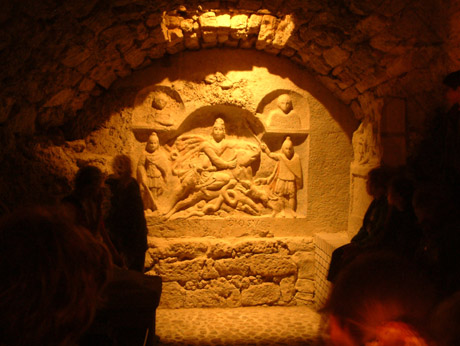 A Mithrasz-relief (Fotó: mithrasz.hu)